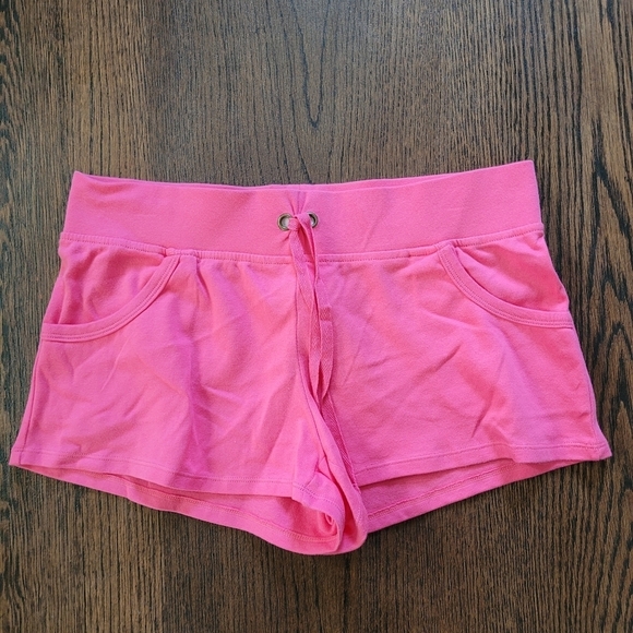 OP Pants - OP Pink Drawstring Waist Casual Short Shorts Size Junior's Medium 7/9